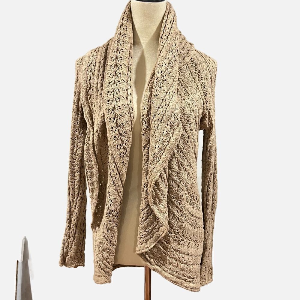 Cynthia Rowley brown knit cardigan